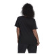 Adidas Γυναικεία κοντομάνικη μπλούζα Essentials Slim 3-Stripes Tee (Plus Size)